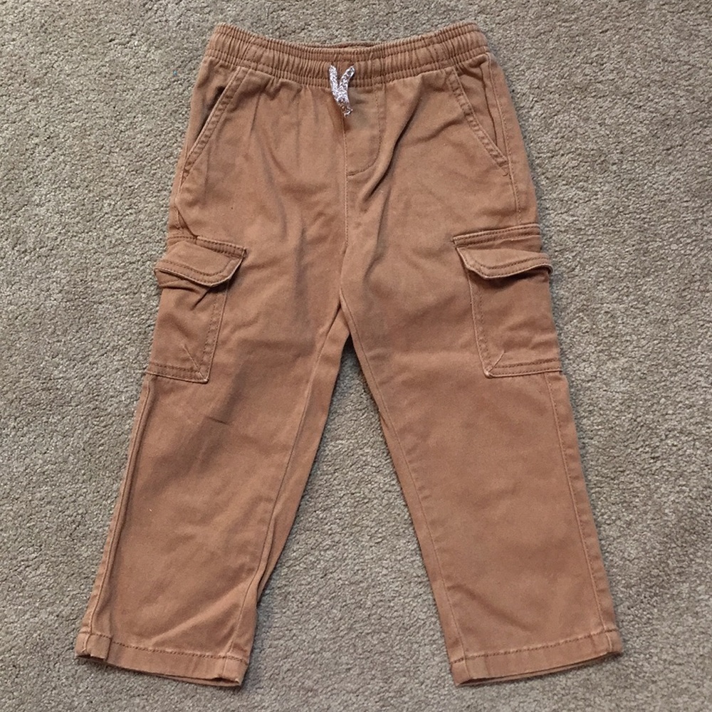 Toddler boys 3T khaki straight cargo pants